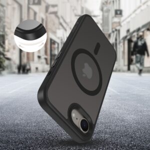 coque iphone 16e / 17e magmat tech protect noir mat