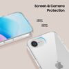 coque iphone 16e / 17e flexair hybrid tech protect transparent