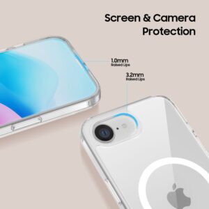 coque iphone 16e / 17e flexair hybrid tech protect transparent