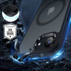 coque iphone 16e / 17e esr noir mat