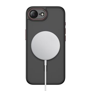 coque iphone 16e / 17e magcam tech protect noir mat