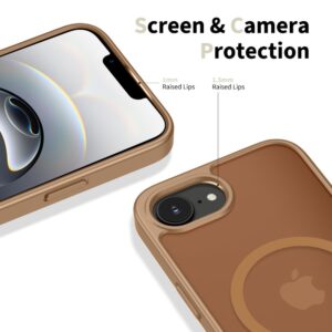 coque iphone 16e / 17e tech protect marron