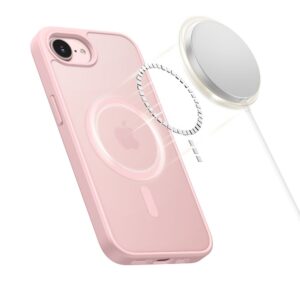coque iphone 16e / 17e tech protect rose