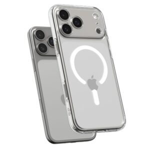 coque iphone 17 pro max ultra hybrid mag spigen blanc