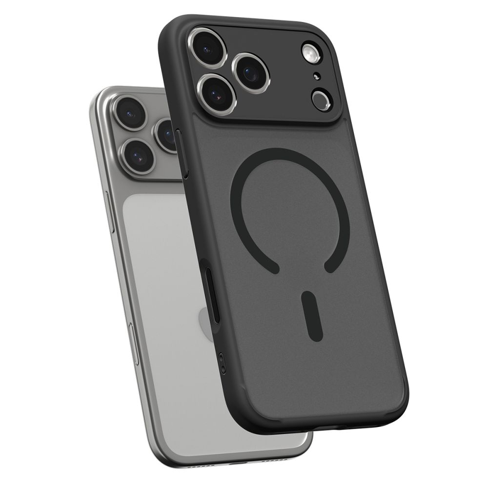 coque iphone 17 pro max ultra hybrid mag spigen noir