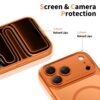 coque iphone 17 pro max magpeak tech protect orange
