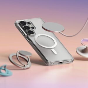 coque fusion magnetic magsafe pour samsung galaxy s26 ultra ringke transparent mat