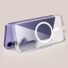 coque samsung galaxy s25 flexair hybrid tech protect transparent