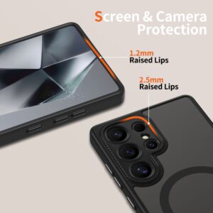 coque samsung galaxy s25 ultra magcam tech protect noir mat