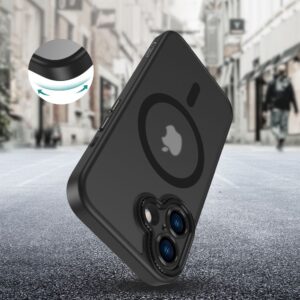 coque iphone 16 magcam tech protect noir mat