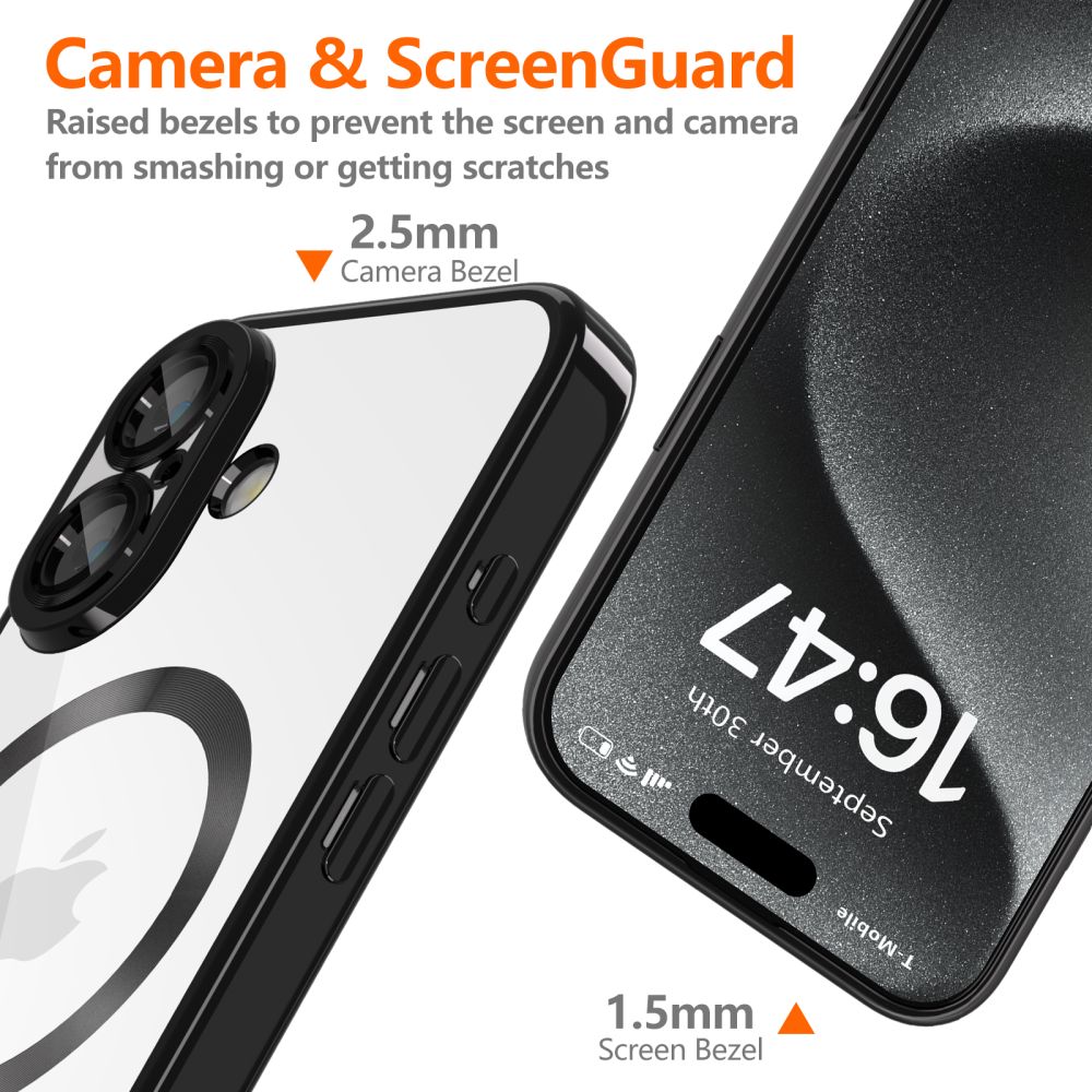 coque iphone 16 tech protect noir