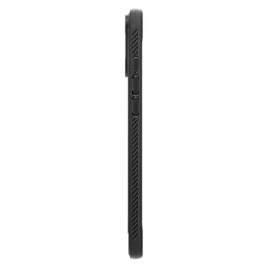 coque iphone 16 rugged armor spigen noir mat