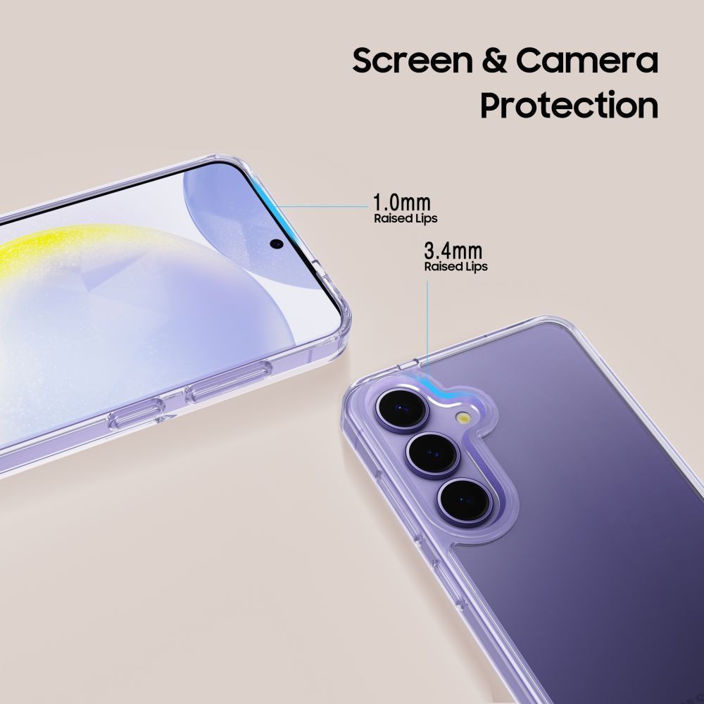 coque samsung galaxy a57 5g tech protect flexair hybrid transparent