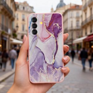 coque samsung galaxy a57 5g tech protect icon marbre