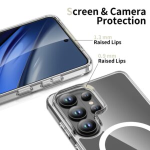 coque flexair hybrid magsafe pour samsung galaxy s26 ultra tech protect transparent