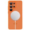 coque magmat magsafe pour samsung galaxy s26 ultra tech protect orange mat