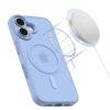 coque magmat magsafe pour iphone 17 tech protect bleu brume mat