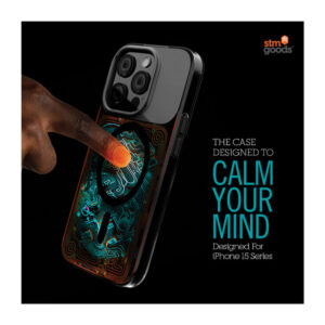 coque iphone 15 pro max reveal warm magsafe stm noir