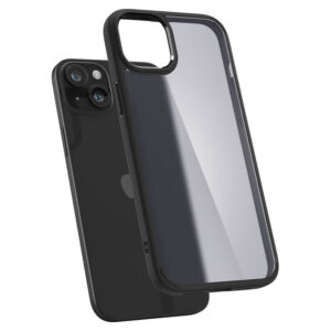 coque iphone 15 ultra hybrid spigen noir