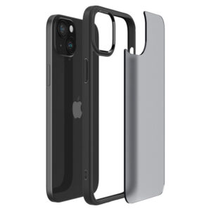 coque iphone 15 ultra hybrid spigen noir