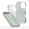 coque silicone magsafe pour iphone 17 tech protect sauge