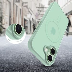 coque magmat magsafe pour iphone 17 tech protect sauge mat