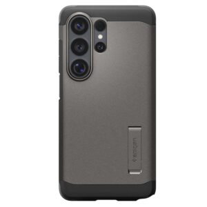 coque tough armor magsafe pour samsung galaxy s26 ultra spigen gris gunmetal