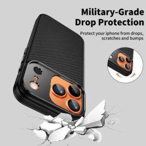 coque kevlar aramid cc magsafe pour iphone 17 pro tech protect noir