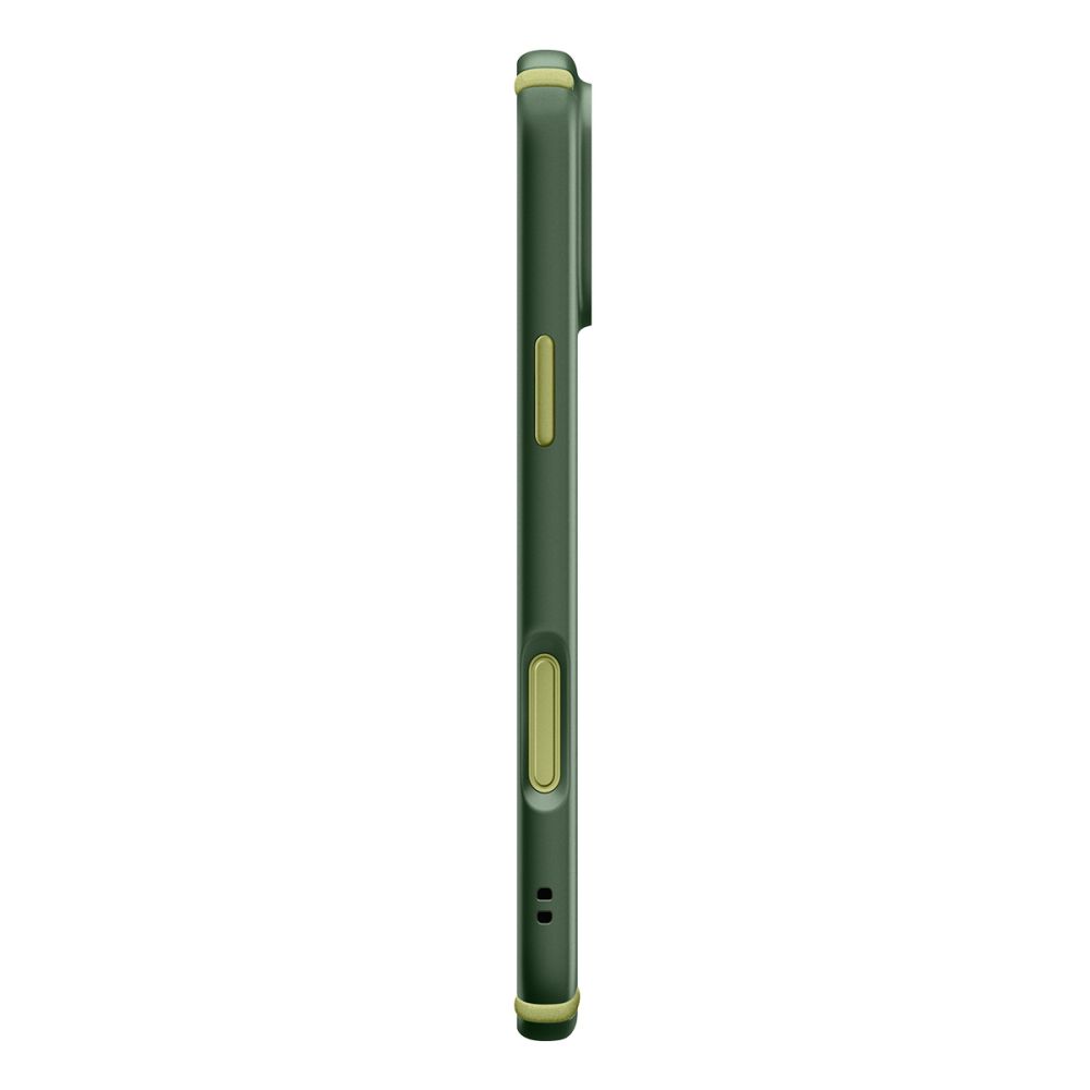 coque nano pop hybrid mag magsafe pour iphone 17 pro spigen vert avocat