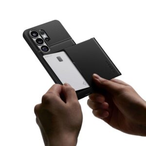 coque slim armor cs pour samsung galaxy s26 ultra spigen noir