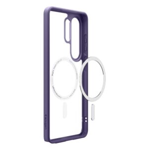 coque ultra hybrid magsafe pour samsung galaxy s26 ultra spigen violet profond