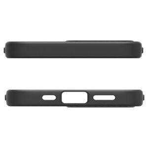 coque iphone 16e / 17e liquid air spigen noir mat