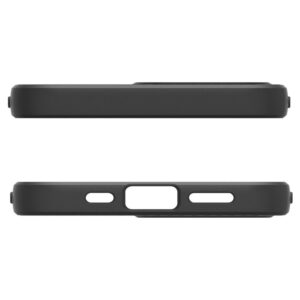 coque iphone 16e / 17e liquid air spigen noir mat