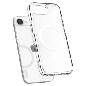 coque iphone 16e / 17e ultra hybrid spigen blanc