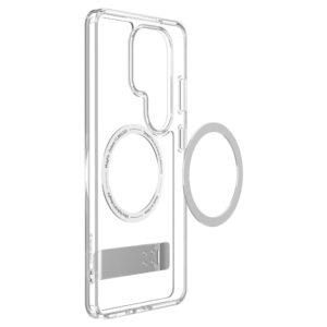 coque ultra hybrid "s" magsafe pour samsung galaxy s26 ultra spigen transparent/blanc