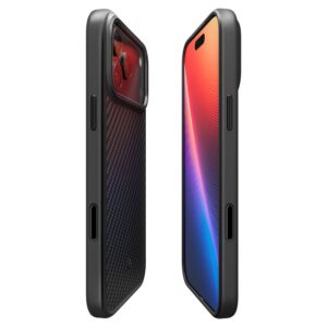 coque iphone 17 pro max enzo aramid spigen noir