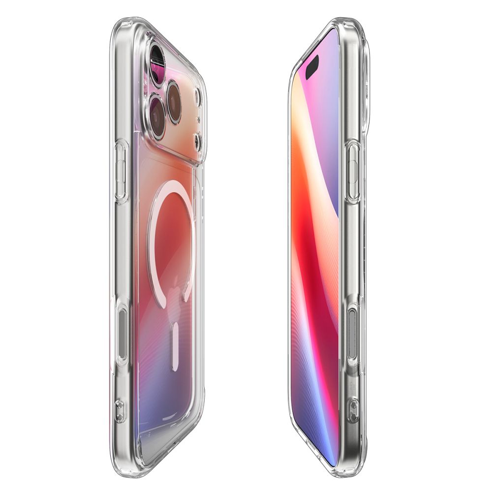 coque iphone 17 pro max ultra hybrid mag spigen blanc