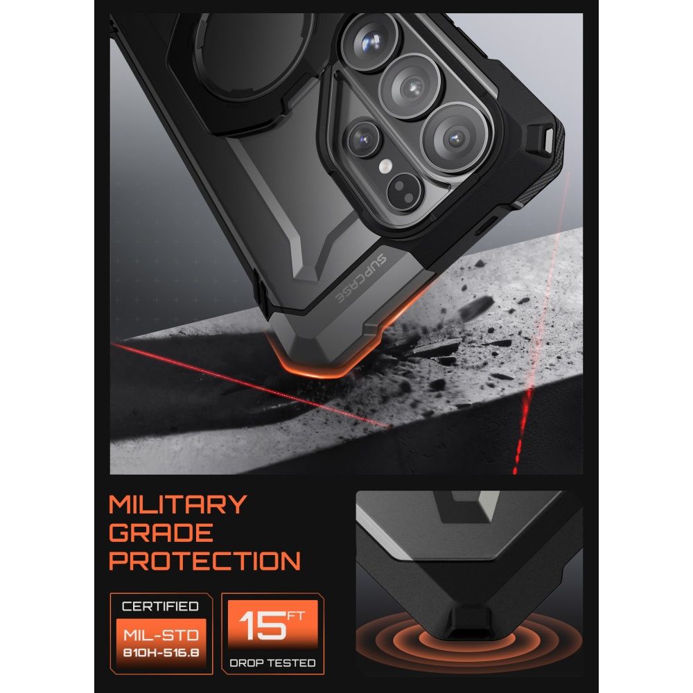 coque ub grip magsafe pour samsung galaxy s26 ultra supcase noir