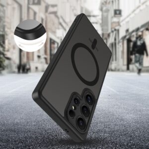 coque samsung galaxy s25 ultra magcam tech protect noir mat