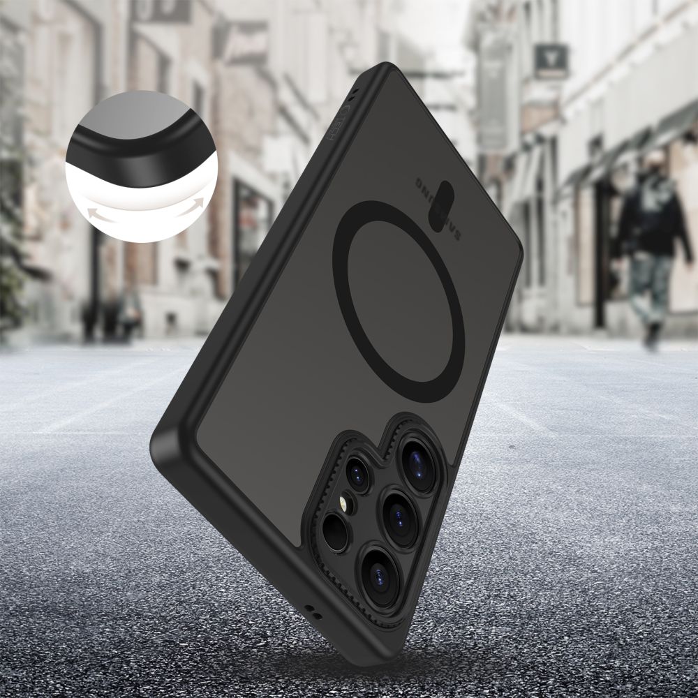coque samsung galaxy s25 ultra magcam tech protect noir mat