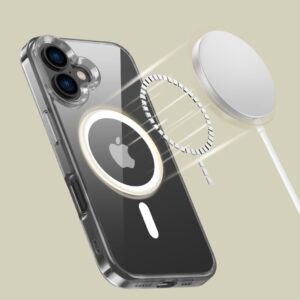 coque iphone 16 flexair hybrid tech protect transparent