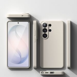 coque silicone magnetic magsafe pour samsung galaxy s26 ultra ringke pierre