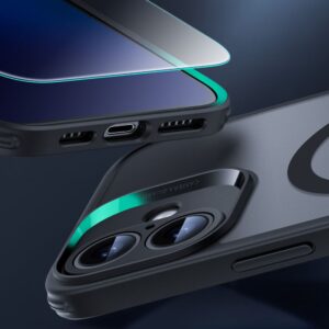 coque iphone 16 esr noir mat