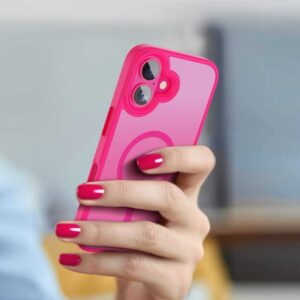 coque iphone 16 magmat tech protect rose