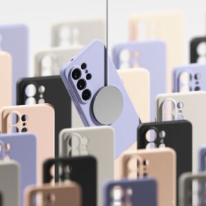 coque silicone magnetic magsafe pour samsung galaxy s26 ultra ringke lavande