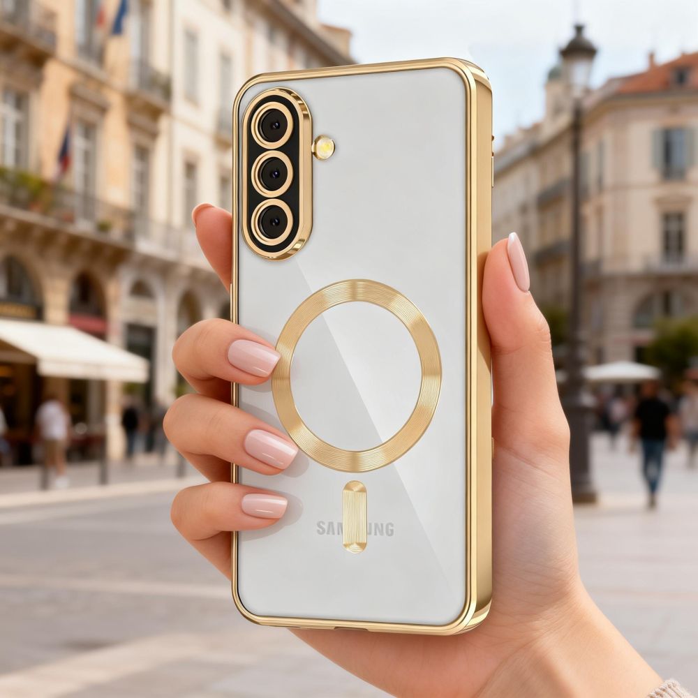 coque samsung galaxy a57 5g tech protect magflex magsafe or brillant