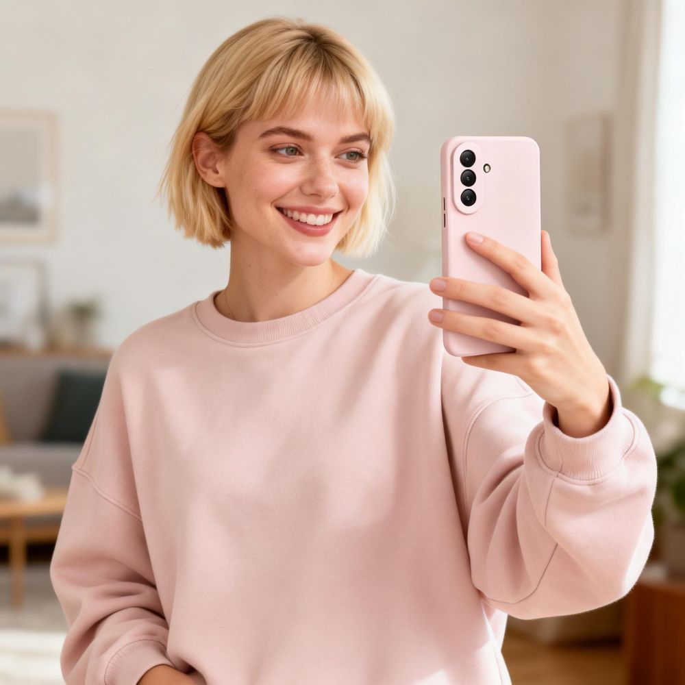 coque samsung galaxy a57 5g tech protect icon rose