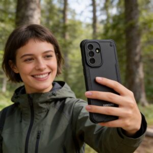 coque samsung galaxy a57 5g tech protect rugged shield noir mat