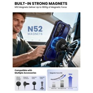 coque iblsn armorbox clip magsafe pour samsung galaxy s26 ultra supcase bleu cobalt