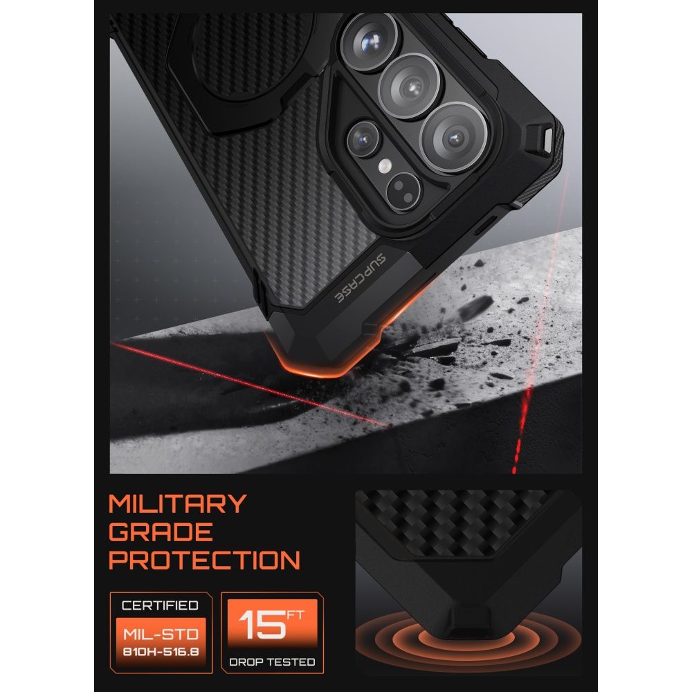 coque ub grip magsafe pour samsung galaxy s26 ultra supcase aramid